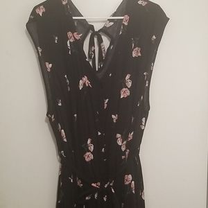 Black Sleeveless Romper